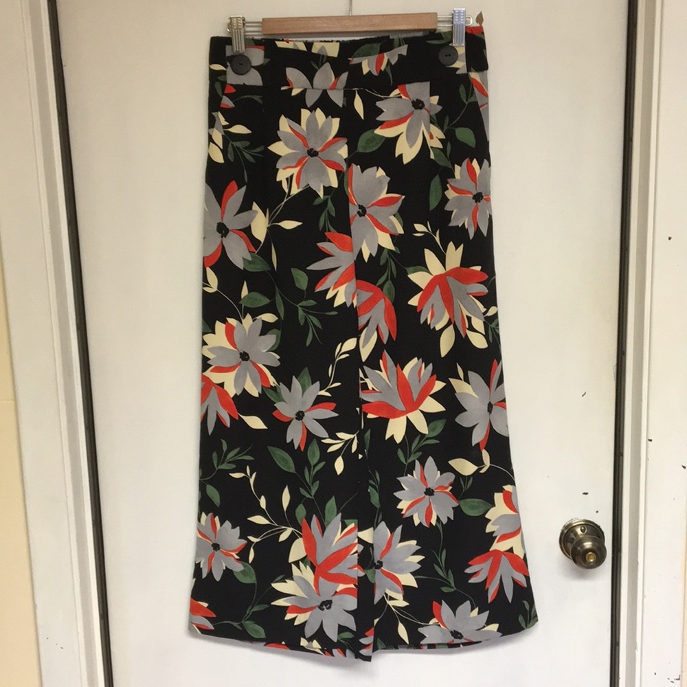 ZARA floral culottes